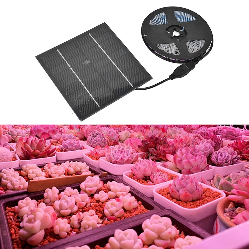 Cocoarm 5 W Solar Plant Growing Luminous Strip High Luminous