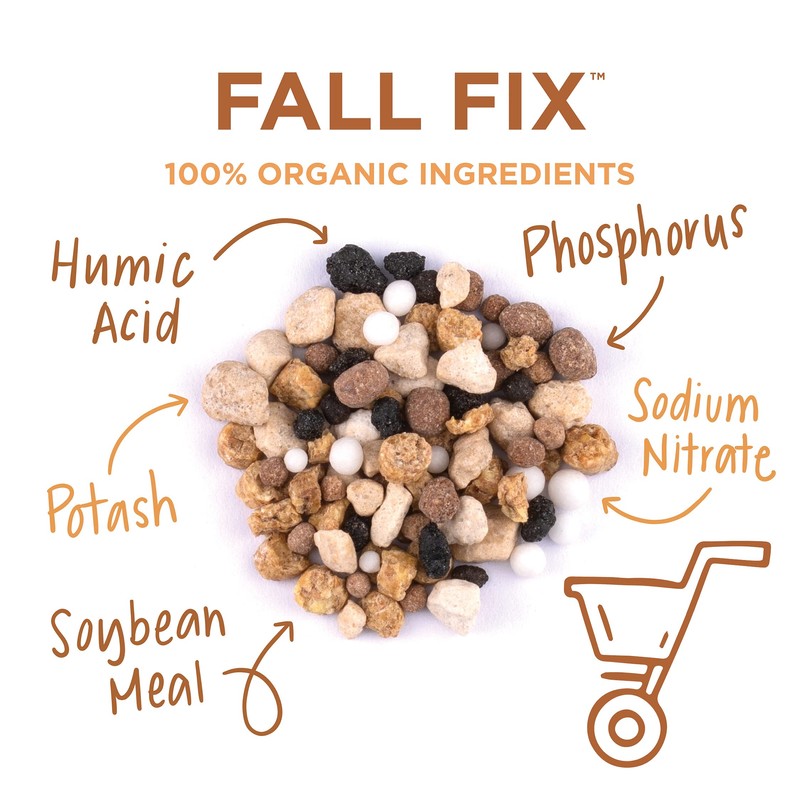 Lawnbox Fall Fix 5-5-5 100% Organic Grass Fertilizer 12.5 lb