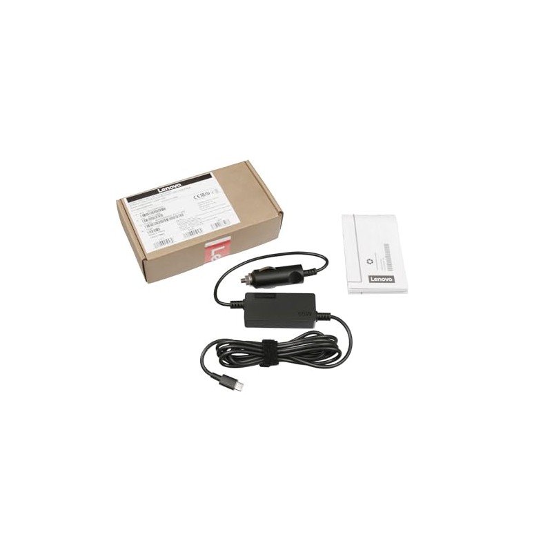 Lenovo ThinkPad T490 (20N2/20N3) Original USB Car Power Supply 65