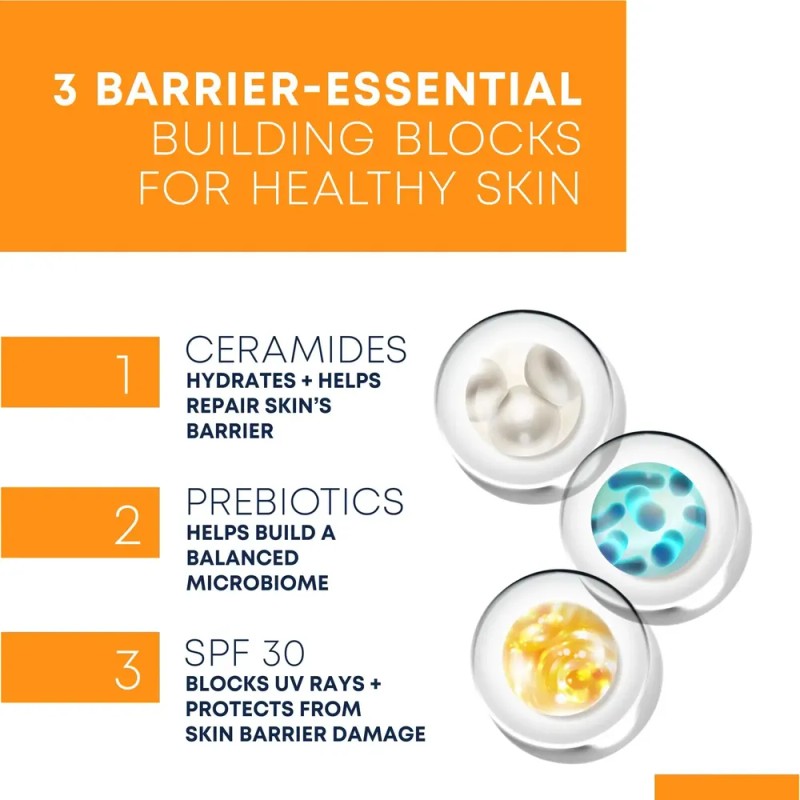 Crema Hidratante De Día Roc Barrier Renew Spf 30 Con