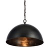 Elegant Lighting Living District Merce 1-Light Transitional Metal Pendant in