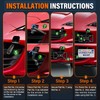 Anti Theft Front License Plate Bracket Mount Compatible with Mazda