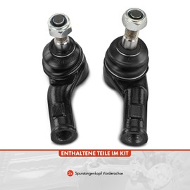 Frankberg 2x Tie Rod End Track Rod End Front Axle Left Right Compatible with Golf II 19E 1G1 1983-1992 Golf II Van 19E 1G1 1983-1991 Golf III 1H1 1991-1997 Ibiza II 6K1 1993-2002 Replace# 191419811