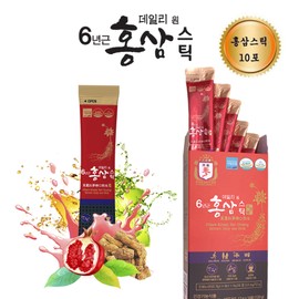 Daily One 6-Year-Old Red Ginseng Stick 12 g x 10 Sticks