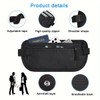 Travel Money Belt with Anti-Theft Zippered Pull Slim Travel Pouch