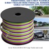 OTOMO Enough Long 400' 14/6 Bonded Extension Trailer Wiring Cable,