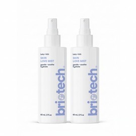 Briotech Baby Skin Love Spray | Gentle Hypochlorous Acid Mist for Soothing, Calming & Cleansing Delicate Skin | Pediatrician-Approved, Added Fragrance-Free | 2 oz (2 Pack)