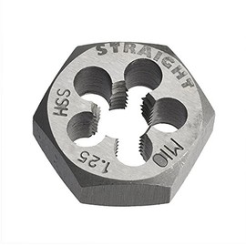 STRAIGHT 18-8102 HSS Dice M10 x 1.25