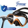 Seavenger Diving Dry Top Snorkel Set with Trek Fin, Single