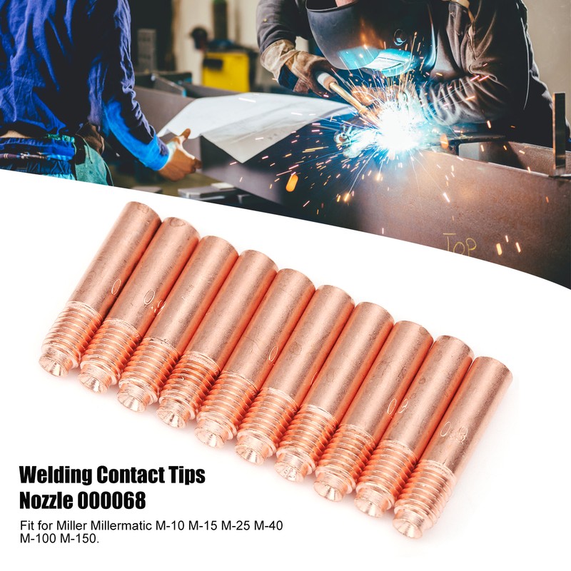 20pcs Welding Contact Tips Nozzle 000068 Fit for Miller Millermatic