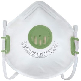 Oxyline X 310 SV FFP3 NRD Respirator Half Mask Dust Mask Breathing Mask Infection-Proof Protective Mask with Valve, Pack of 10