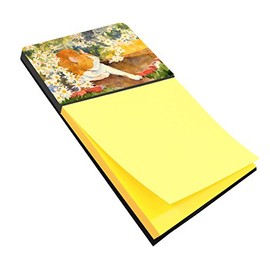 Caroline's Treasures 6030SN Cat Refiillable Sticky Note Holder or Postit Note Dispenser, Large, Multicolor