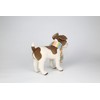 CU-MATE 12" Realistic Jack Russell Terrier Plush - White &