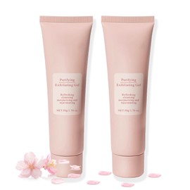 Purifying Exfoliating Gel - 2PCS Gentle Exfoliating Face Scrub, Peeling Gel Cleanser for Face & Body, Face Facial Exfoliator Cleanser - Moisturizing, Gentle, Cleans Dirt & Oils - for All Skin Types
