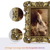 FJXMFRAME Vintage 4x6 Picture Frame Antique Gold Picture Frames with