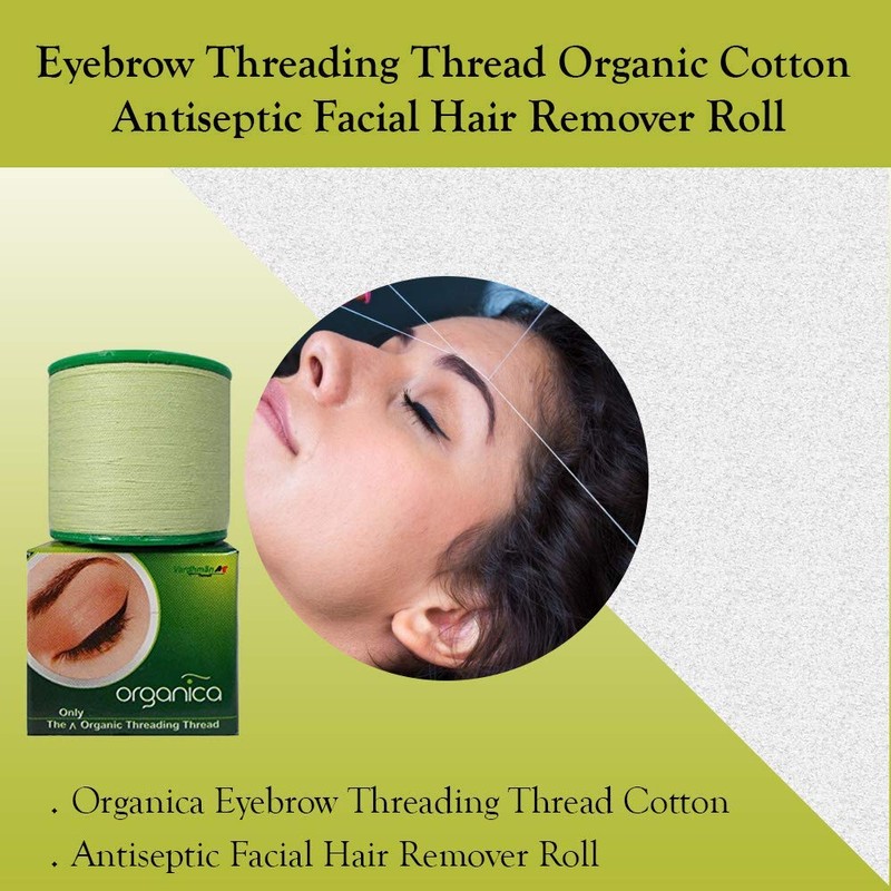 2 Spool x 300m Organica Organic Cotton Eyebrow Threading Thread