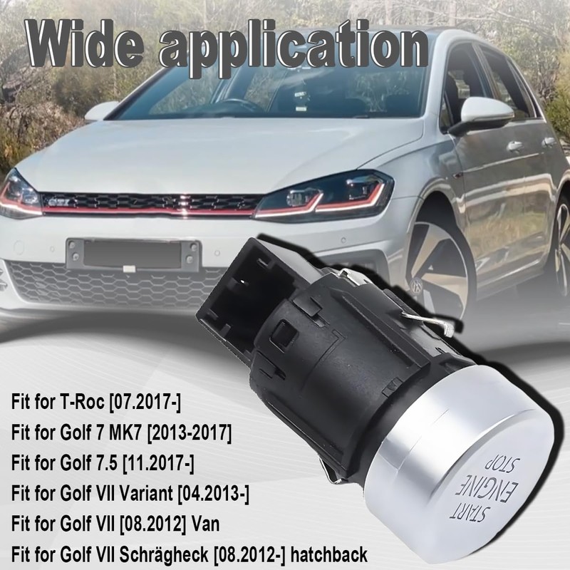 ZAMDOE Car Engine Start Stop Switch Button for VW G-olf