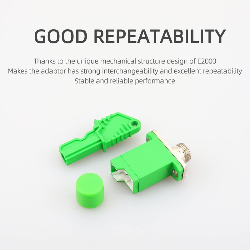 ANPTAIKE E2000-FC/LC/ST Optical Fiber Connection Adapter Coupler Flange Plate Radio