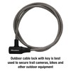 Master Lock Cable Lock, Keyed Bike Lock, 6 ft. Long,