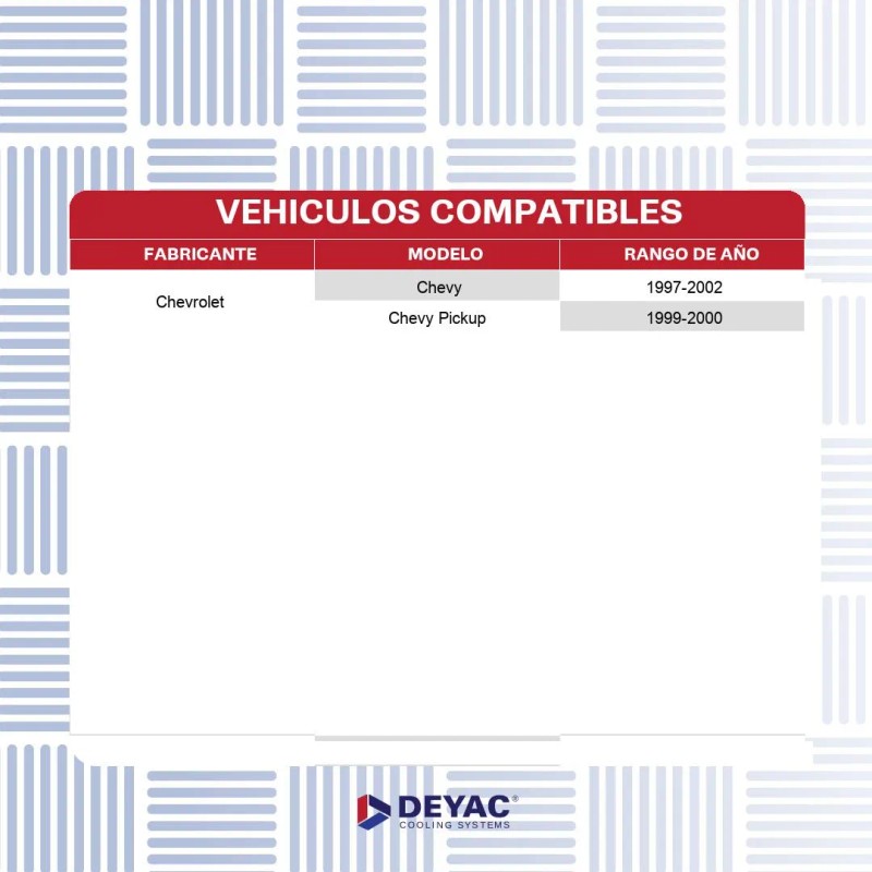 Radiador Gm Chevy, Monza Y Pick Up Con Aire 1994