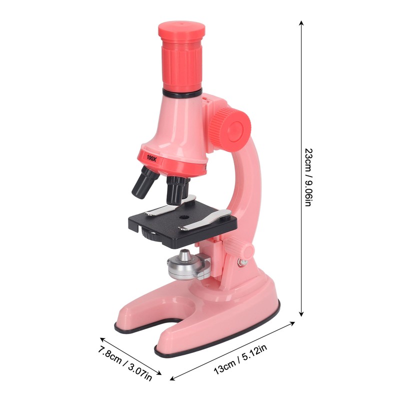Kids Microscope Set Clear Image Source Science Educational Magnifier Toy