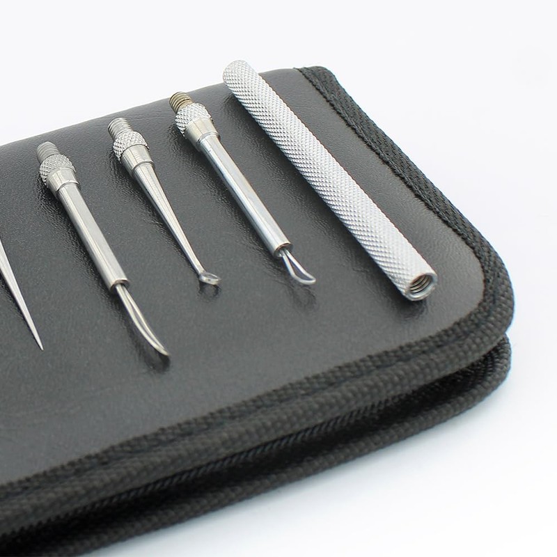 Blackheads from Skin Care Professional Comedone Extractor Kit 8 in