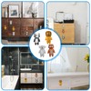 WIYETY Cabinet Knobs Animals Ceramic Furniture Knobs: Pack of 4