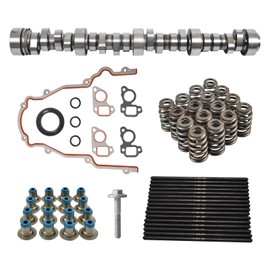 SUSUCAR Sloppy Stage 2 Camshaft Kit for LS LS1 LS2 LQ4 LQ9 4.8 5.3 5.7 6.0 6.2L E1840P (Camshaft, Springs, Seals, Pushrods, Gaskets)