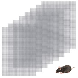 8pcs Wire Mesh Sheet 304 Stainless Steel Mesh A5 Rodent Mesh Metal Mesh Sheet Fine Mesh Pest Proofing Mouse Mesh Air Brick Covers for Window Door Kitchen Garden 21x15 CM