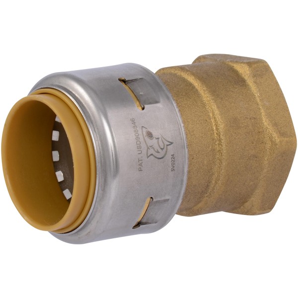 SharkBite Max 1 x 1 Inch FNPT Adapter, Push to