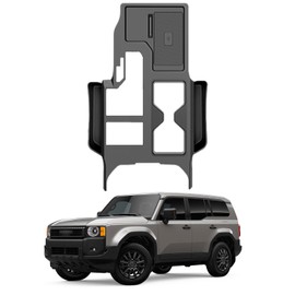 Center Console Silicone Storage Box for Toyota Land Cruiser 250 Prado LC250 J250 2024 2025 Central Cup Holder Silicone Pad Mobile Phone and Glasses Storage Box Interior Accessories(NOT fit for 1958)