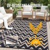 OLANLY Waterproof Outdoor Rug 8x10 ft Clearance, Reversible Outdoor Plastic