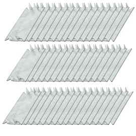 1.5 x 5” Galvanized Nail Plates for Wood Studs, Plumbing and Wiring Protection, Sharp Pointed 4 Prongs, Anti-Nail Protection Plate Shield(50 Pack)