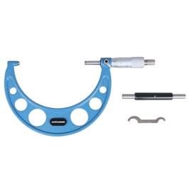 Accusize Industrial Tools 4-5" 0.0001"/0.01mm Resolution, Ultra-Precision Carbide Tipped M-Type Outside Micrometer EG00-0005