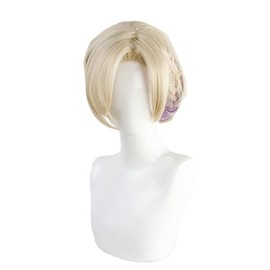 Vill Cosplay Wig with Net, Heat Resistant Wig, Vil Wig, For Halloween, Christmas, Disguises, Cultural Festivals, School Festivals, Cosplay Wig