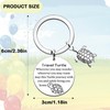AIQIUQIU Travel Turtle Keychain Wherever You May Wander, Good Luck