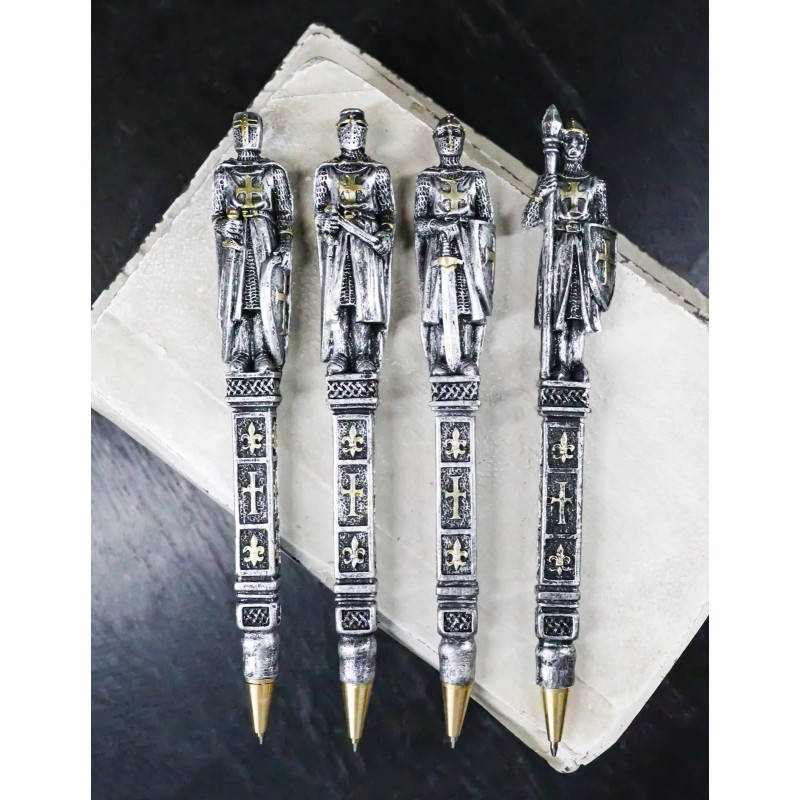 Set of 12 Medieval Crusader Templar Knights Of The Cross