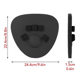 2 Pcs Baseball Training Glove, Basebal Training Gloves Infield Gloves Softhands Foam Fielding Trainer Hands Batting Baseball Infield Practice Baseball Equipment (Black)