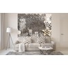 AIIKES 8x6FT Silver Flash Wall Backdrop Silver Sequins Disco Photography
