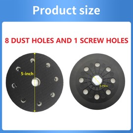 Gironde 492284 D125 (5-Inch) Hard Pad,Compatible with Festool ETS/EC125 Sander,70° Super Hard Upgrade Pad