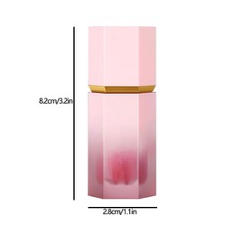 HZXINYI Liquid Blush, Liquid Cream Blush, Natural Make-Up, Soft, Lightweight and Breathable, Waterproof, Moisturising and Long-Lasting Smudge-proof for Face, Lips, Eyes (#04/#06)