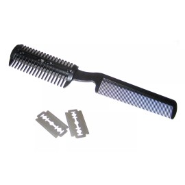 Dependable 2 Pack Manual Pet Hair Trimmer with Extra Blades and Comb Grooming Dog Cat Razor