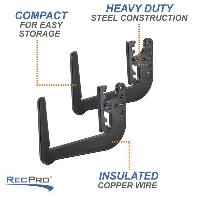 RecPro Universal Heavy Duty RV Bumper Brackets