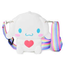 ENENSET Kitty Crossbody Bag with Adjustable Shoulder Strap, Handbag with Zipper Cute Mini Anime Kitty Coin Wallet Purse, Cinnamon Dog