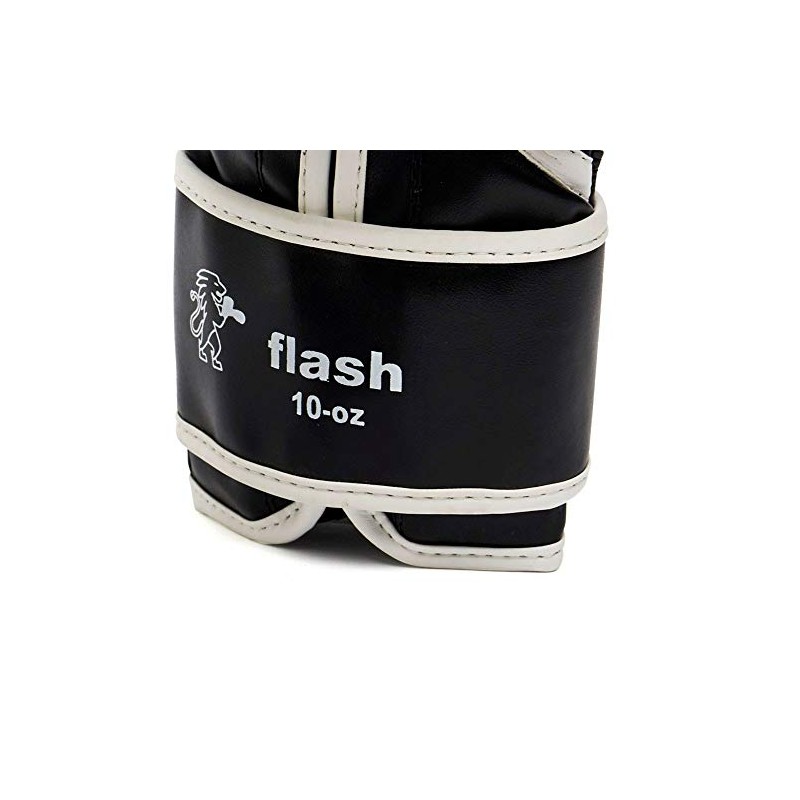 LEONE 1947, Junior Flash GN083J Unisex Child Boxing Gloves Black