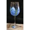Hand Painted Wine Glasses - Bluebonnets (Set of 2)