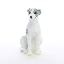 Conversation Concepts Whippet Gray & White Tiny One Figurine