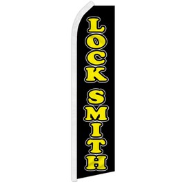 Locksmith Swooper Advertising Flag - Perfect for Locksmiths, Key Kiosks, Hardware Stores