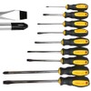 Screwdriver Set, 9pcs of Magnetic Screwdriver Tool Set with Soft Grip Handle, Electronics Disassembly Repair Tool, Heavy Duty Hand Kit for Repairing, Crafting, Magnetic Precision DIY Hand Tools Kit