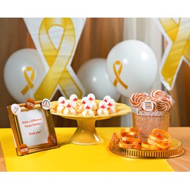 Gold Swirl Lollipop Sucker, Bulk Set of 48 Individually Wrapped Pops for Candy Buffets, Graduation Parties, Anniversaries & Weddings